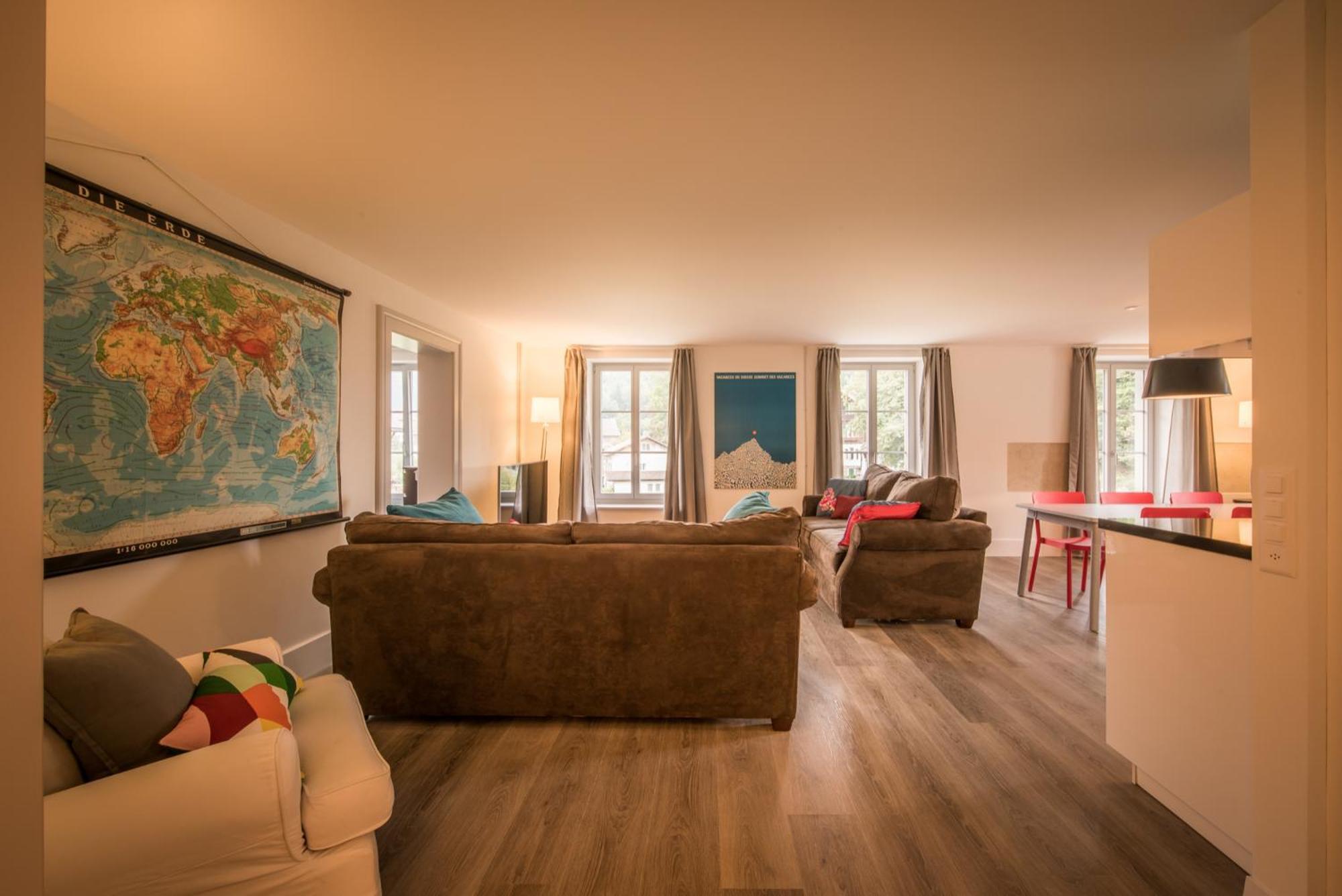 Dependance Penthouse Apartment Interlaken Bagian luar foto