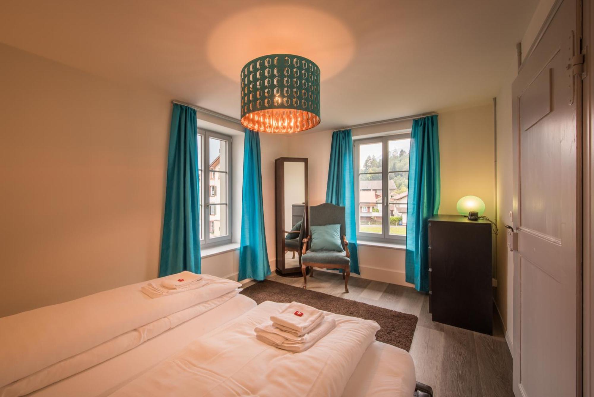 Dependance Penthouse Apartment Interlaken Bagian luar foto
